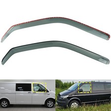 2-Tlg Windabweiser Seitenscheiben für VW Multivan T5 T6 T6.1 Van 2003-2024 2-Tür