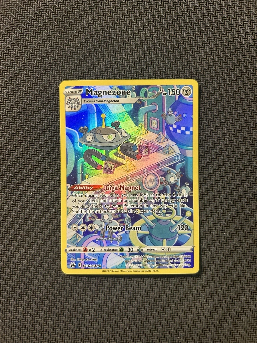 magnezone pokemon card value 107/189 - Astral Radiance - Rare Evolution Lot holofoil pattern or surface detail) Magnezone - GG18/GG70 Holo Ultra