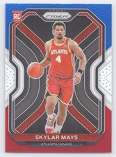 2020-21 Panini Skylar Mays- prizm red ,white and blue