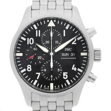 IWC Pilot's Watch Chrono Automatic IW377710 second hand mens