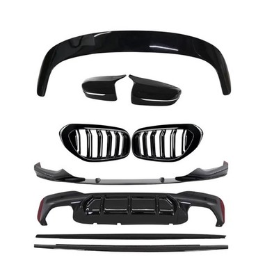 BMW 5ER G31 PRE LCI KOMBI TOURING M5 DIFFUSOR LIPPE BODY KIT GITTER SPIEGEL