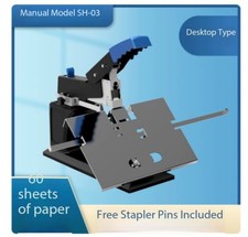 Staplers, Manual, Ergonomic, Center-Stapling, Heavy-Duty, Large, Heavy-Duty