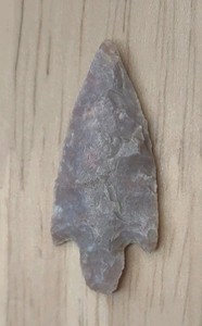 Neolithic Period Arrowhead Sahara Desert Africa 1 1/4 Inch Triangular Stemmed