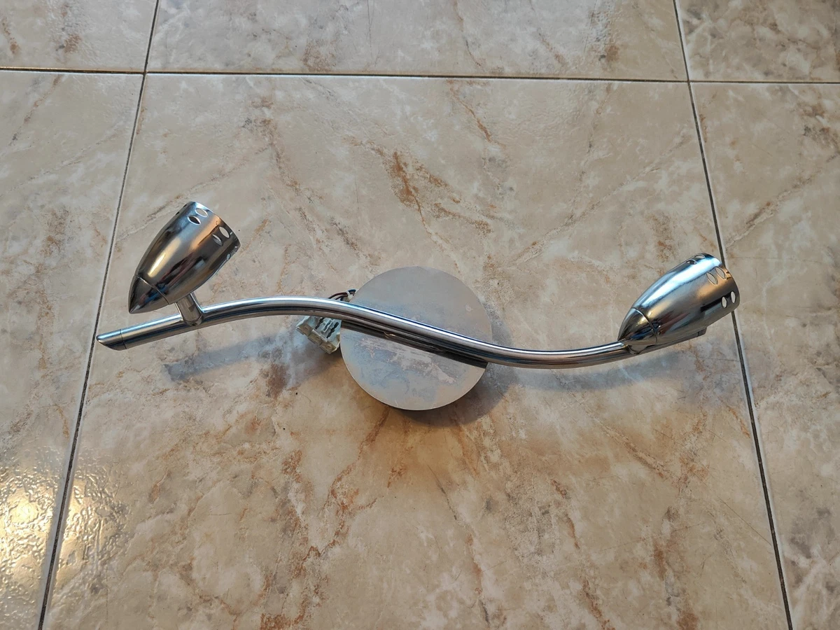 Lampara moderna de acero inoxidable de 3 luces