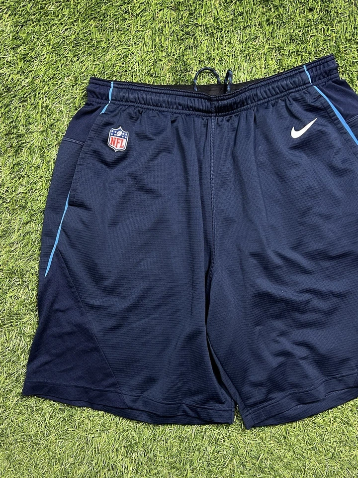 Pantalones cortos emitidos por el equipo Nike On Field Dri-Fit Los Angeles Chargers NFL para hombre 2XL azul marino Foto 2 de 4