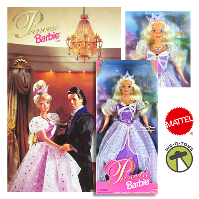 #ad #ad Easy to Dress Royal Princess Barbie Doll Blonde Lavender Dress 1997 Mattel 18404 $40.45