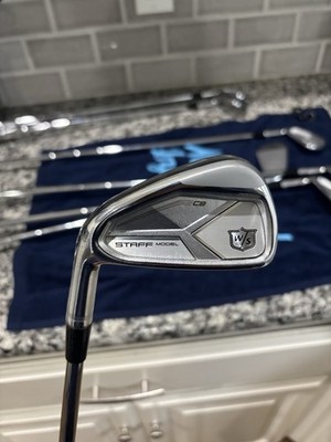 Excellent Wilson Staff 2024 Staff Model CB Iron Set 4-PW Steel Stiff Left Handed