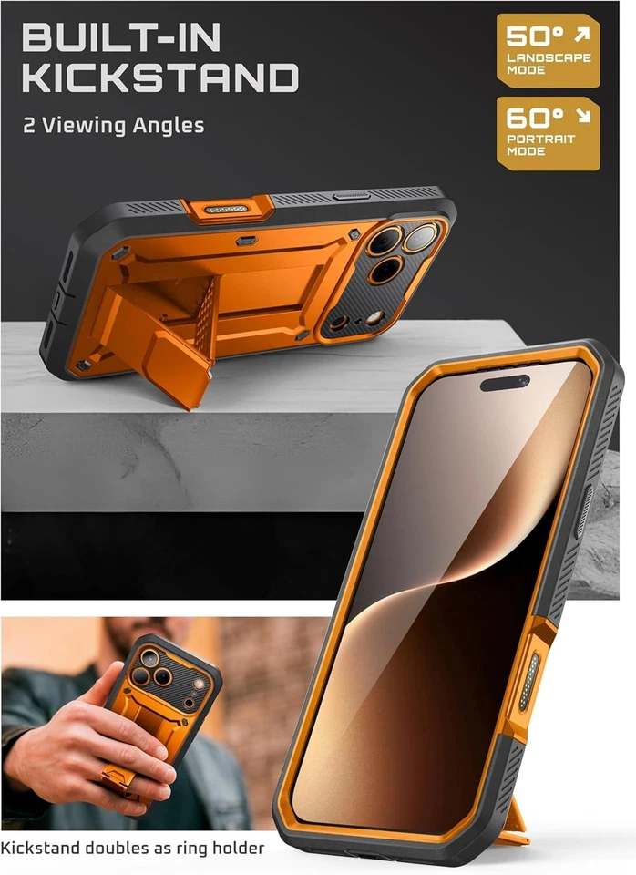 SUPCASE MilitaryGrade Protection For iPhone 17 Pro Max Case CameraControl Button - Image 4 of 4