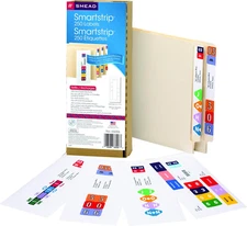 Smartstrip Labels, Refill Pack, End Tab Labels, Ink-Jet Printer (66006)