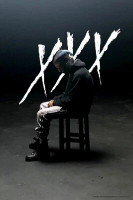 DECOR LOGISTICS XXXtentacion Hoodie XXX Merch Bad Vibes Forever Music Album Print Poster 12x18