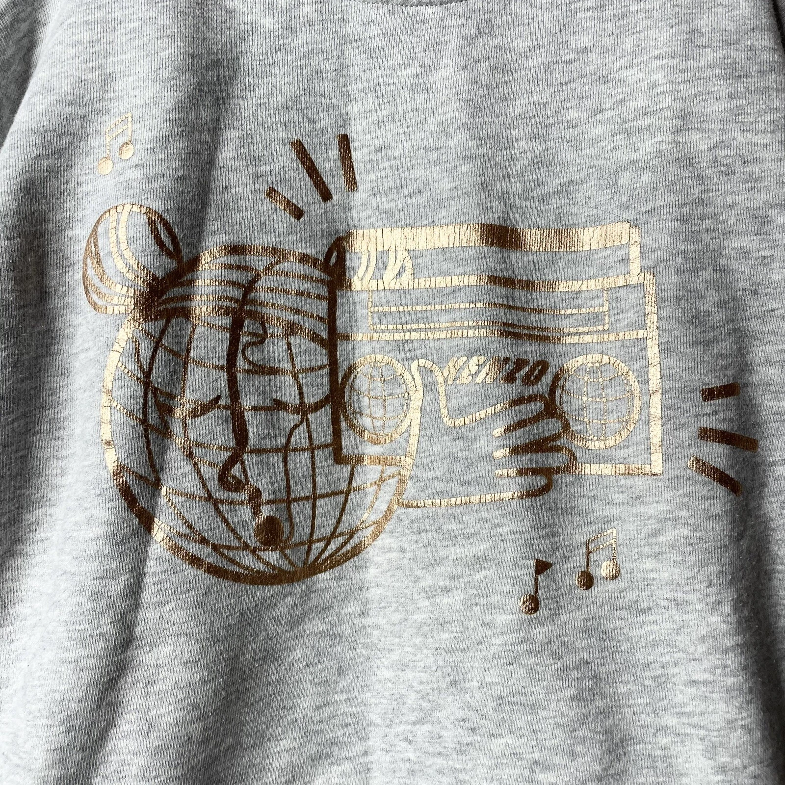 Kenzo Felpa Boombox Grigia per Bambini Ragazzo Ragazza 6