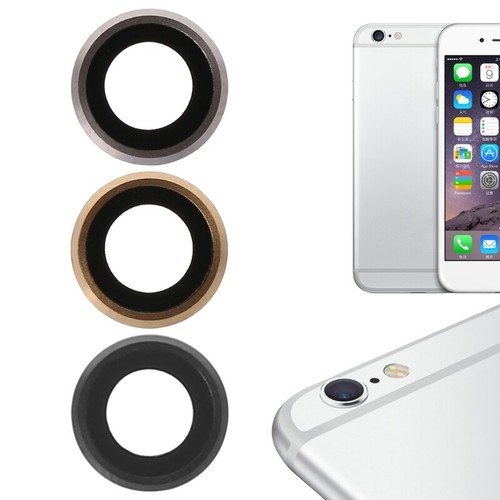 For Phone 6 Back Rear Camera Glass Lens Cover Ring Replacement with Frame Holder - 第 3/9 張圖片