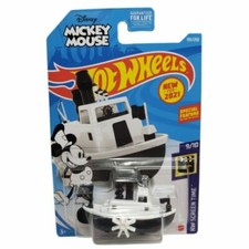 Hot Wheels Mickey Mouse Disney Steamboat 193/250 NIB 9/10 HW Screen Time