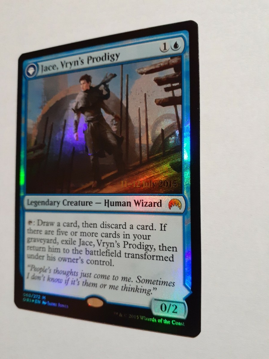 MTG Bling - Prerelease Flip Foil - Jace, Vryn's Prodigy - Magic