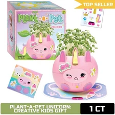 Creativity for Kids Plant-A-Pet Unicorn Kit - Stocking Stuffer - Girls Gift