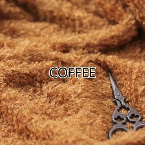 Curly Teddy Faux Fur Fabric Furry Fluffy Plush Soft Fleece Material Craft - Picture 18 of 19