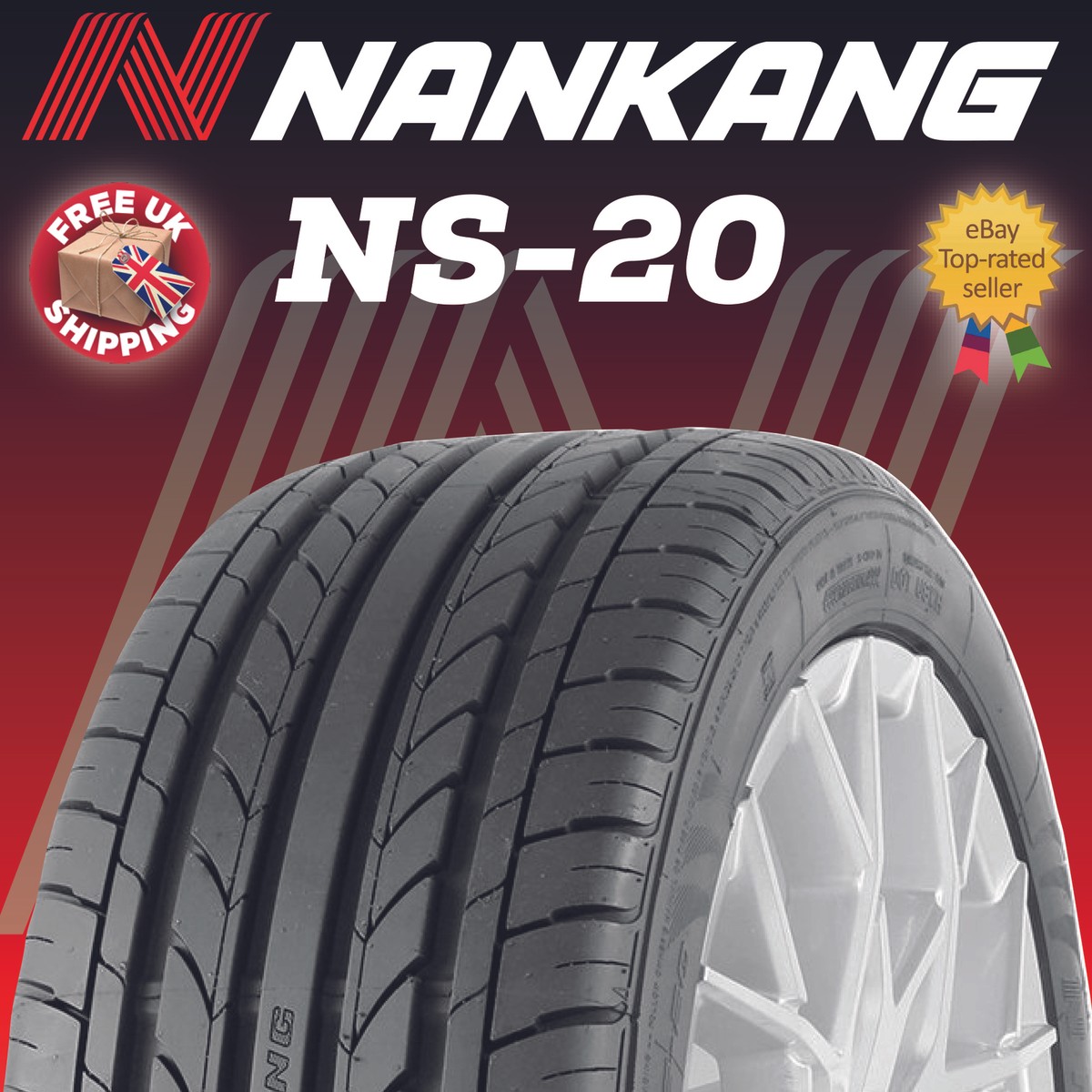 ナンカン NS20 215 35 18 えぐれ 中古タイヤ 4本