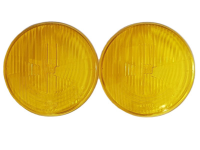 VW BUG BUS T2 TYP 3 FRIDOLIN KUEBEL SET H4 HELLA HEADLIGHT LENSES YELLOW 112281