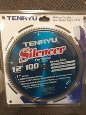 Tenryu SL-305100 12" Silencer Miter Saw Blade 100T 1" Arbor