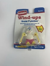Vintage 1990 Playskool Wind Ups "Snow Funnies" ~Bunny 2 For 1 Both Pictured