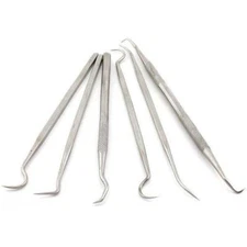 6 Piece Wax Carving Stainless Steel Pick Set Jewelry Making Tools