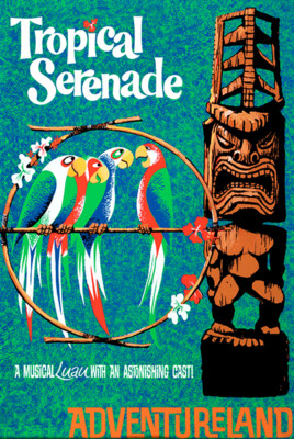 Disney Adventureland - Tropical Serenade - 1970 - Travel Poster | eBay
