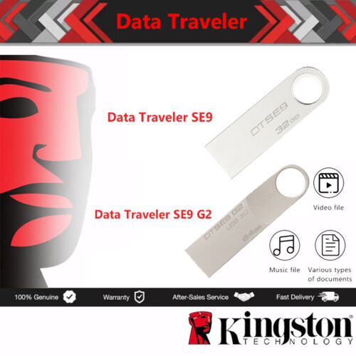 Kingston UDisk DTSE9/DTSE9 G2 8GB USB 2.0/3.0 Flash Drive Memory Stick Storage - Picture 1 of 16