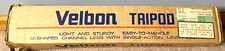Vintage Velbon VE-3 Adjustable Tripod Box Only 1982 No Tripod
