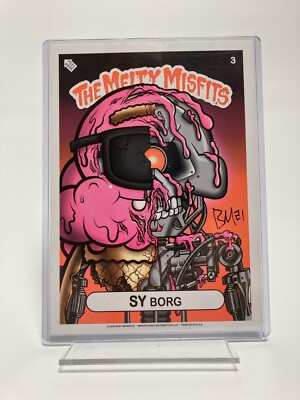 Melty Misfits SY BORG 2020 NYCC Variant Buff Monster SIGNED JUMBO w/Top Loader