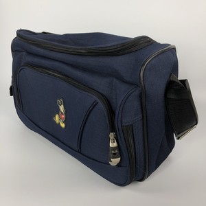 Disney-Mickey-Mouse-Overnight-Bag-Navy-Blue-Luggage-Expandable-Pocket