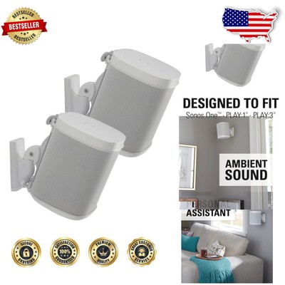 Elegant Adjustable Wall Mount for Sonos Speakers - Easy Installation & Safe Grip