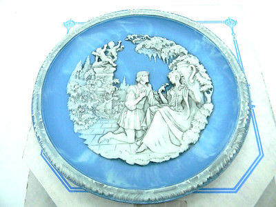 Incolay 3D Plate Shakespeare Love Sonnets Shall I Compare Thee Summers Wedding