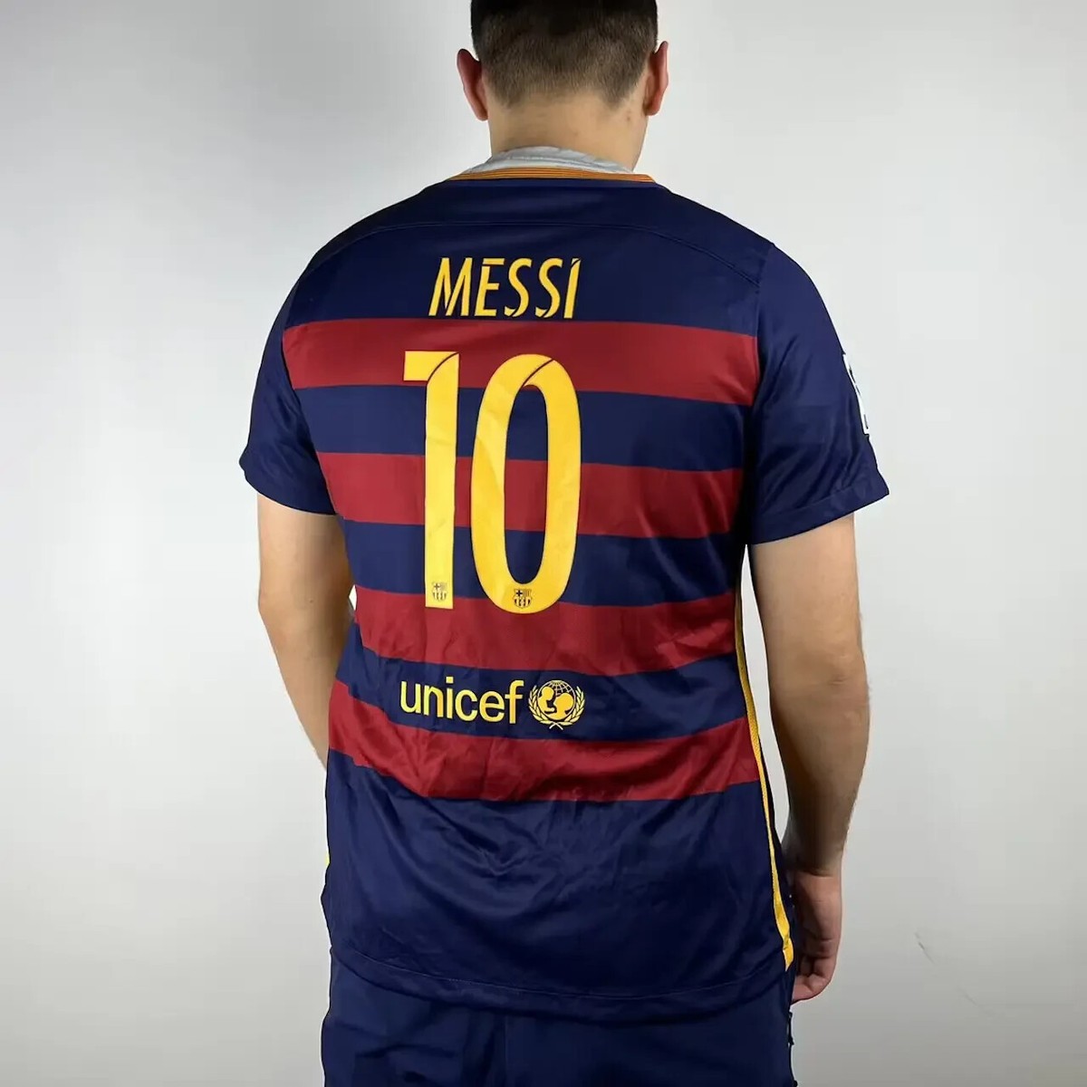 Nike FC Barcelona Messi 10 ユニフォーム 2015 Messi 10 FC Barcelona Nike 2015 Final London Champions