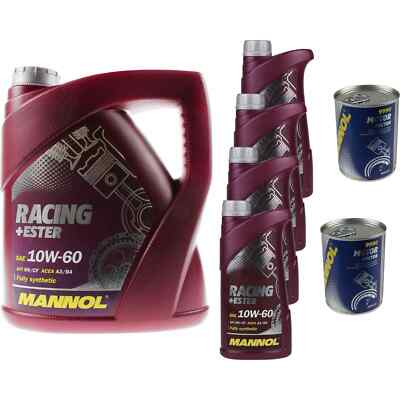 8L Motoröl MANNOL Racing+Ester 10W-60 2x MANNOL Motor Doctor ADDITIV
