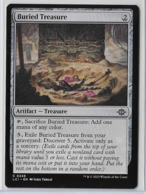 MTG Buried Treasure Lost Caverns of Ixalan (LCI) Common Magic #0246 Unplayed