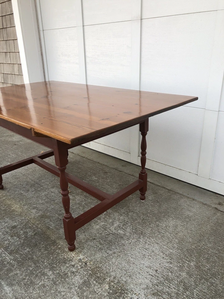 Mesa cavalete Stephen Von Hohen feita sob medida taverna de pinho 60” ~ Cape Cod - Imagem 3 de 4