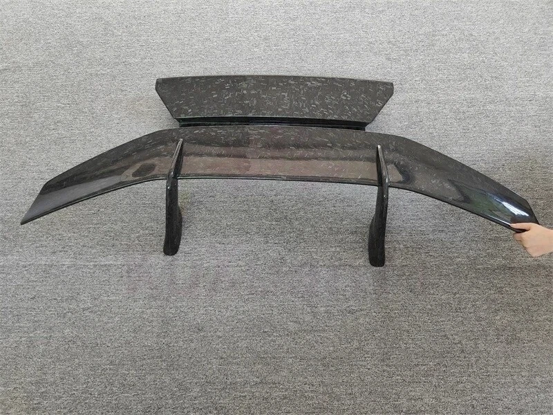 Ala trasera base patrón forjado fibra de carbono para Lamborghini Hurricane LP580 610 Foto 4 de 4