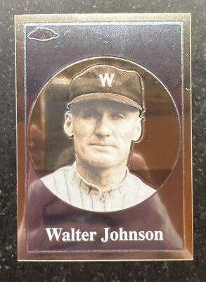 2001 Topps Chrome Before There Was Topps Walter Johnson #4