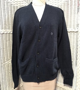 cotton navy cardigan