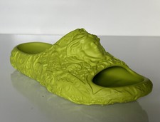 NIB 525 Versace Medusa Head Slides Pool Sandals Green 10 US 43 Eu 1005746 IT