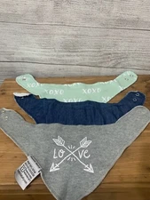 BAZZLE BABY Teething, Drooling Bib - Lot of 3 Preowned Good