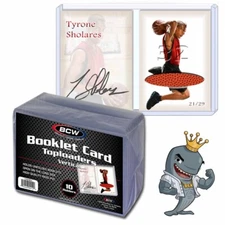 BCW Booklet Card Toploader (Vertical) 10ct Pack FREE SHIP