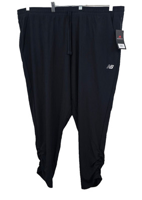 New Balance X Isaac Mizrahi Live! Drawstring Woven Pants Black XX-Large