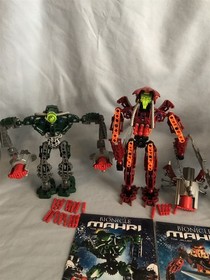 LEGO TOA MAHRI 8910 8911 8912 8913 8914 8915 BIONICLE 100% complete set w/ books