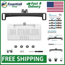 Durable Stainless Steel Mount for Rear View Cameras - Fits US Plates Only