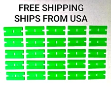 25 Pieces CHISEL EDGE Plastic Razor Blades - Remove Bugs Pinstripe Decal Residue