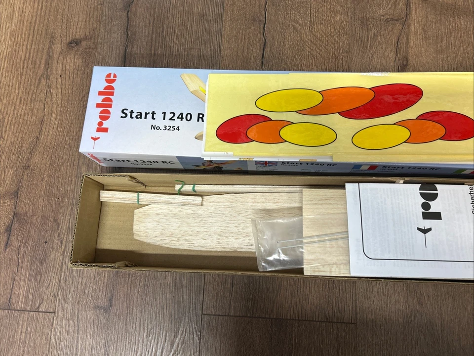 Robbe Start 1240 RC No. 3254 48 Inch 1240 MM Wing Span NOS Airplane Kit Balsa - Image 3 of 4