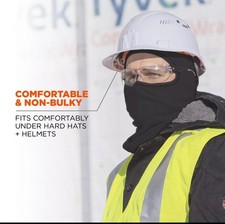 Balaclava, Winter Face Mask, Thermal Black Fleece, N-Ferno 6821