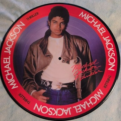 Michael Jackson Thriller PICTURE DISC  NEAR MINT