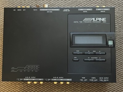 Vintage Alpine 3681 Digital Time/Frequency Processor Excellent Condition